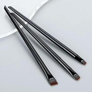 Set de 3 piezas de brochas de maquillaje, incluyendo brocha para polilla de seda, brocha para cejas y brocha para sombra de ojos, herramientas de maquillaje diario para mujeres