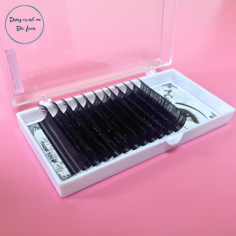 Mi khay ACB dày 0.05- 0.07-0.10-0.12 - 0.15 độ cong C, CC, D, J, B dùng nối volume, classic, tạo fan, dụng cụ nối m Trang Điểm Mỹ Phẩm Cosmetic Nữ