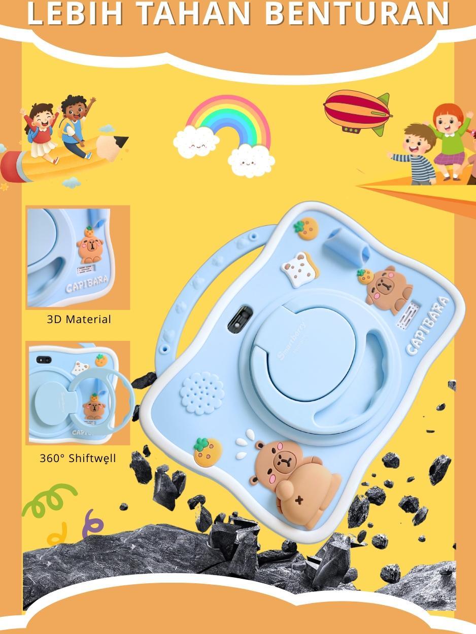 SMARTBERRY Kids Study Tab B96 - Tablet Anak Android 4/128GB 7 Inch 2 Kamera Bluetooth Wifi Layar Jernih Aman untuk Belajar dan Bermain