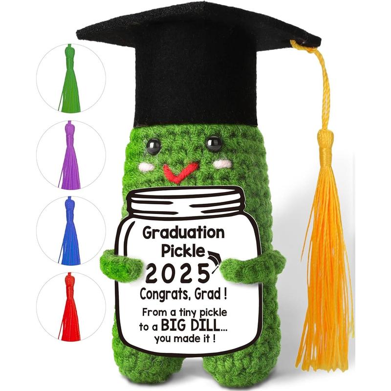 Graduation Pickle Funny Handmade Crochet Grad Gifts for Him Her ...