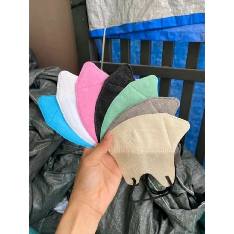 Thùng 400 cái khẩu trang 5D Linh Đan cho người lớn Phụ Kiện Women Voi 2