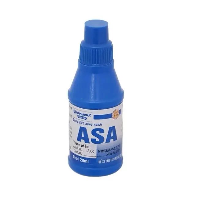 Combo 2 lọ Cồn ASA bôi nấm ngứa, hắc lào, lang beng (lọ 20ml) (Chuẩn Hãng)
