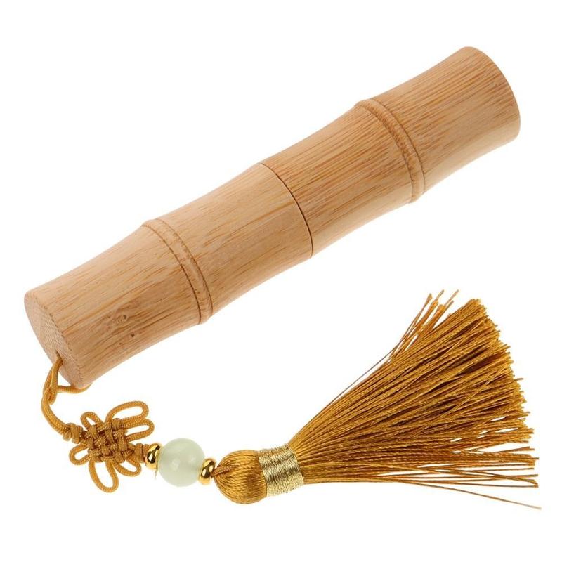 Có thể đổ đầy lại 5/10ml Chai tre cuộn Bi lăn thép Ống rỗng Chai lăn tinh dầu…