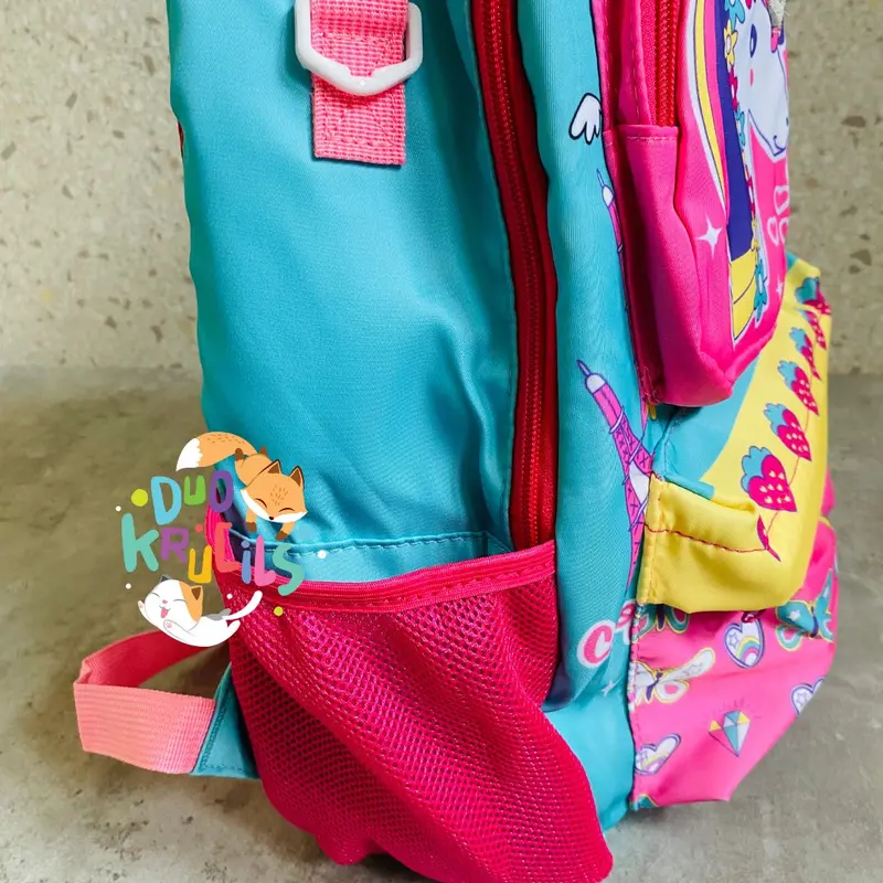 Tas Sekolah anak TK SD kecil UNICORN colourful 5