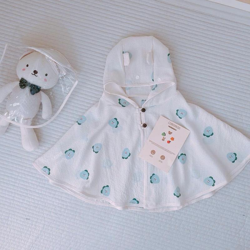 Áo choàng chống nắng MONONA cho bé mũ chống giọt bắn thoáng khí không gây nóng