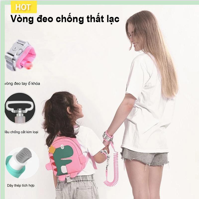 Vòng tay an toàn chống lạc cho bé, trẻ tập đi, dây chống lạc trẻ em, đai chống lạc, dây kéo Voi