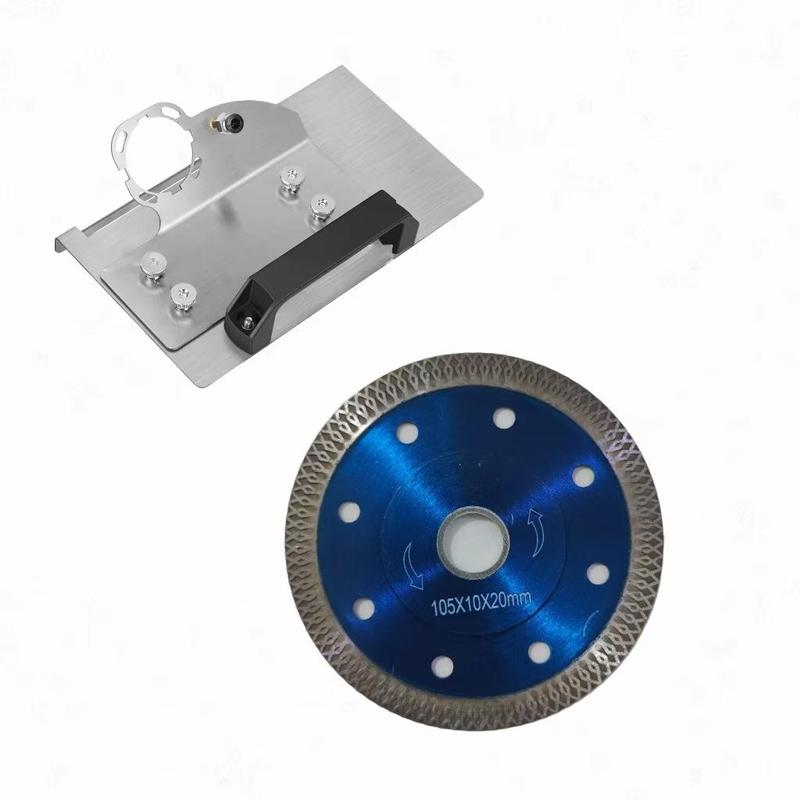 Angle Grinding Machine Chamfer Attachment Kit, 45-Degree Portable Chamfer Attachment Kit, Angle Grinding Machine Accessories for Marble, Tile 4
