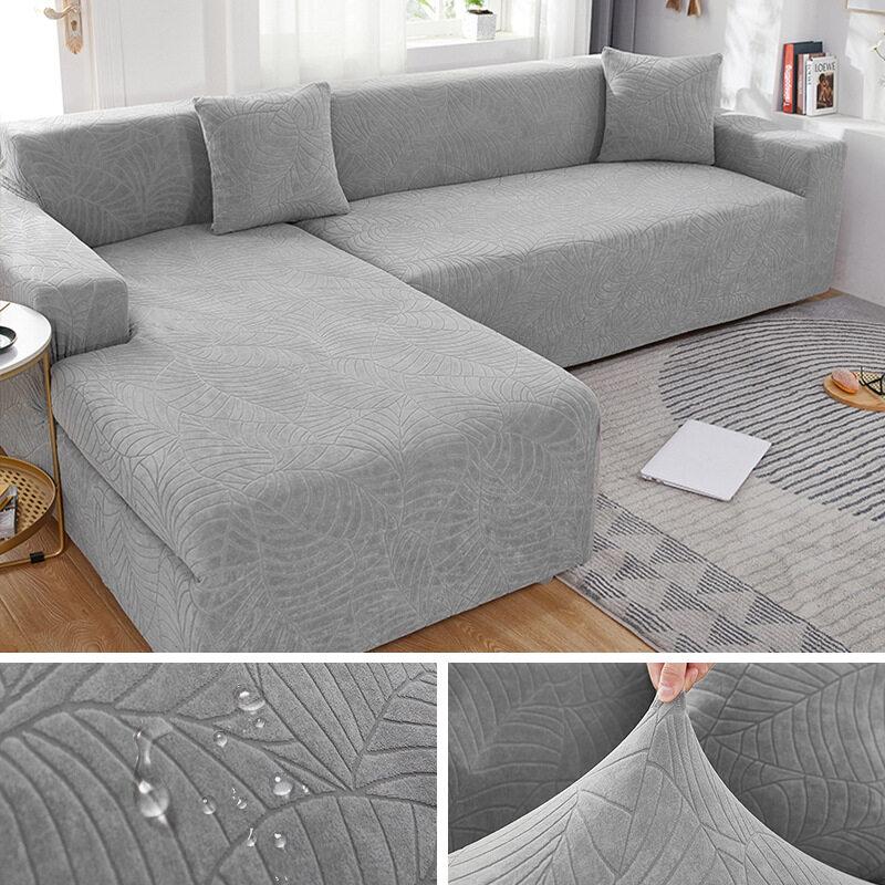 Bọc ghế sofa phổ thông, mèo cào, vải co giãn mồ hôi hoa, không trượt, đẹp 0