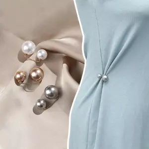 LO Bros Pin Mutiara Kancing Tanpa Jahit Kancing Baju Kancing Hijab Kancing Mutiara Divine Bros Tuspin Hijab Bisa Lepas Korea Fashion
