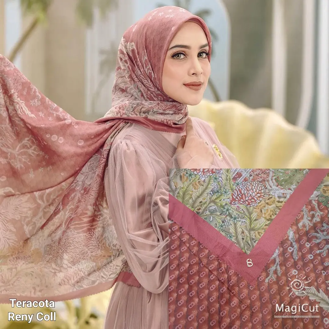 Button scarves motif littel mermaid 2.0 series semi origina buttonscarves, mirror,  look like ori, kemasan Kotak/ bahan Voal, hijab Nyaman dan Cantik dipakai. Kasual Square Hijabs