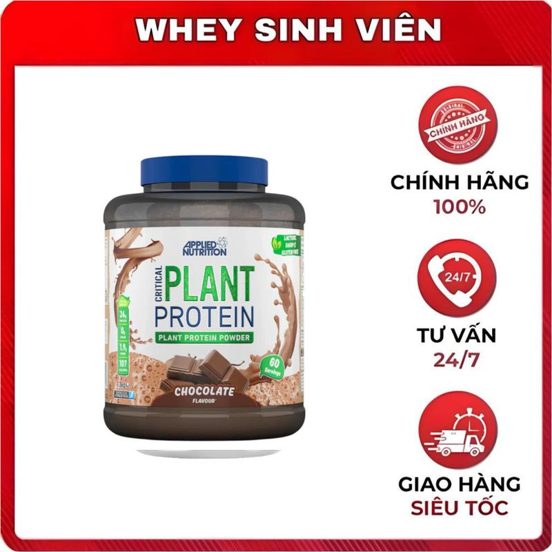 Đạm Bổ Sung Protein APPLIED NUTRITION CRITICAL PLANT PROTEIN Protein thực vật 1.8KG tại WheySinhVienVn