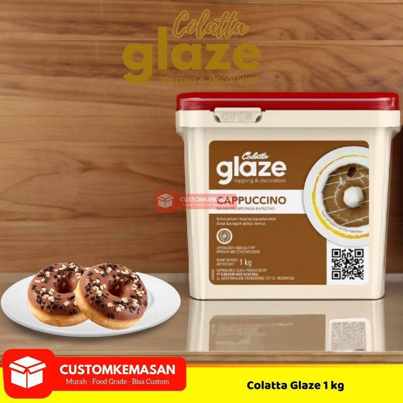 Colatta Glaze / Selai Dark Cokelat 1kg / Selai Tiramisu 1kg / Selai Roti / Topping Selai Colatta Glaze 4