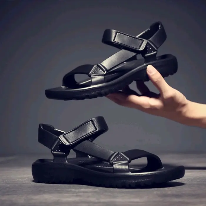 Sandal Gunung Pria Casual Outdor Kekinian Bahan Eva Ringan Karet