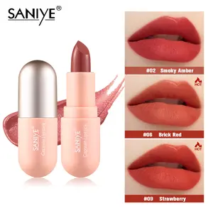 SANIYE KOL Lipstik Matte 9 Warna Velvet Tahan Lama Waterproof Bibir Lipstick Kapsul K1139