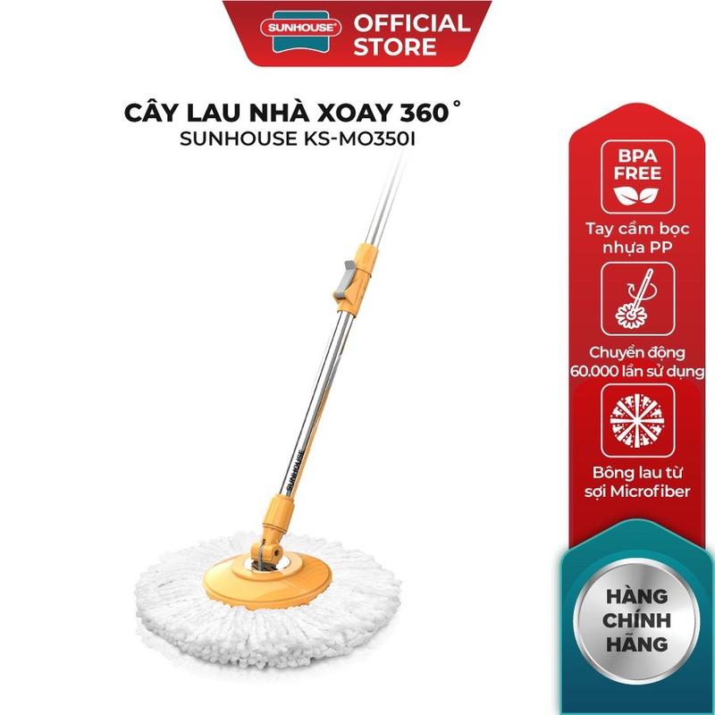 Cây Lau Nhà Xoay 360 Độ SUNHOUSE KS-MO350I Lau Sàn Cây Lau Nhà