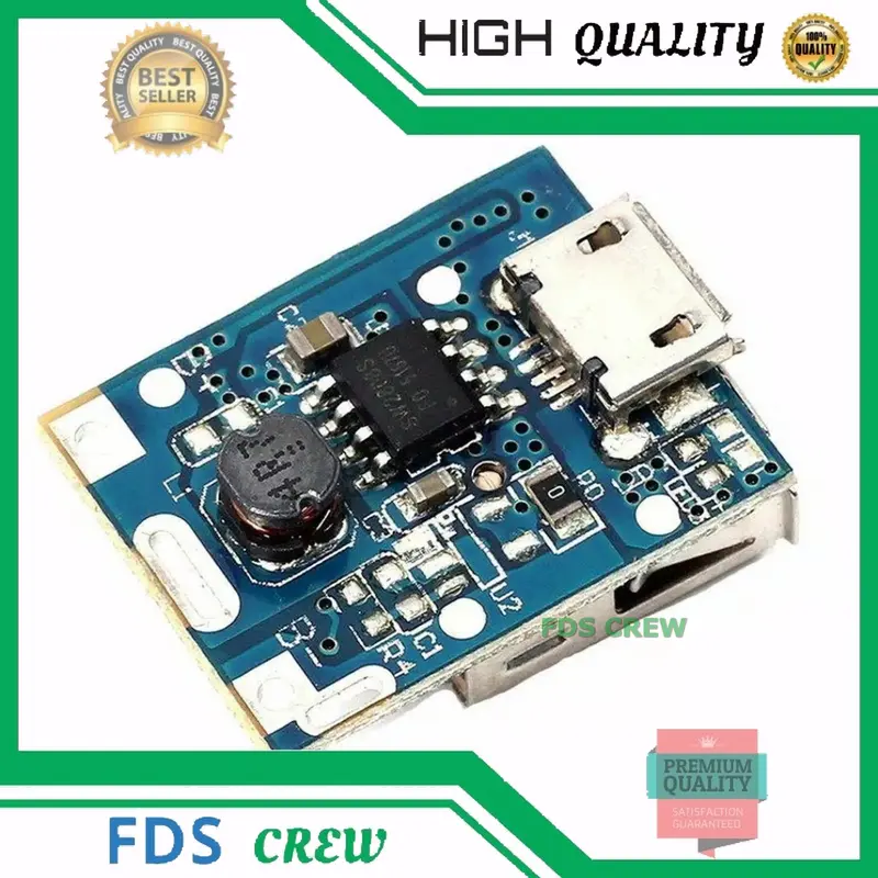 Modul Powerbank 1 Slot Step Up Micro USB 5V Multi Charger 0