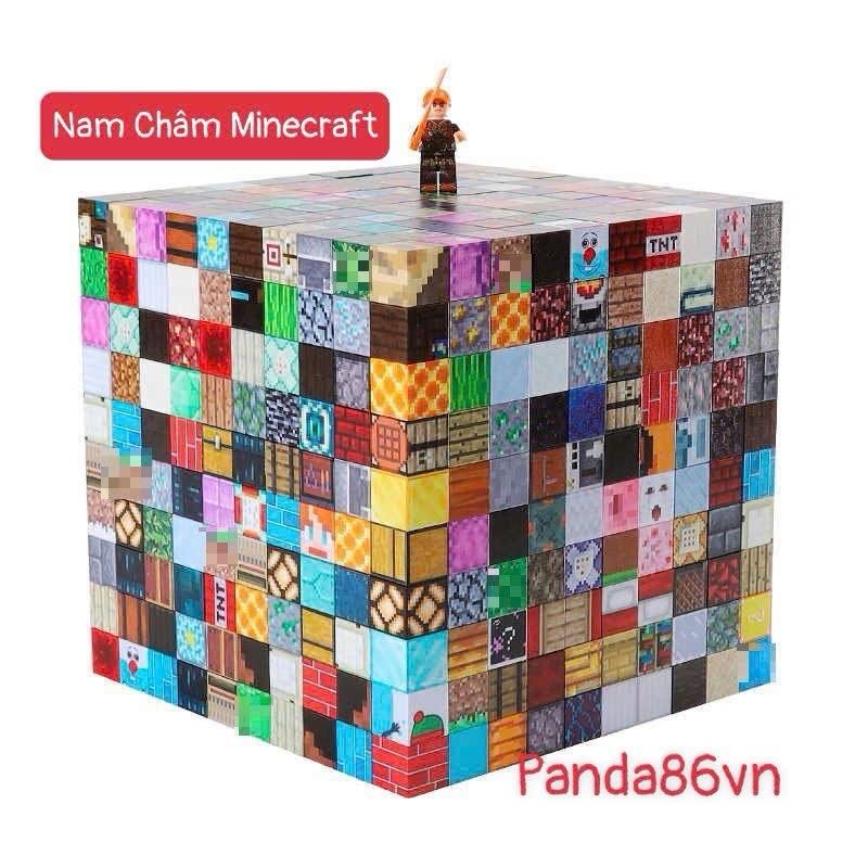 Mua 50 Viên Đồ Chơi Khối Nam Châm Minecraft  Kích Thước 2cm - Tặng 1  Bộ Đồ Chơi Lắp Ráp Siêu Nhân - Đồ Chơi Nam Châm  Minecraft Cho Bé Thoả Sức Lắp Ráp - Học Toán ( Giao Mẫu Ngẫu Nhiên )