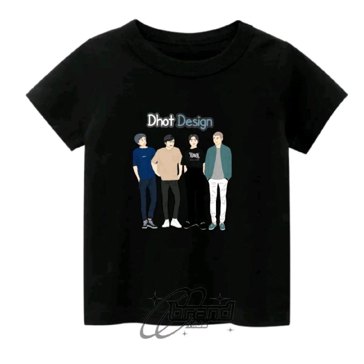 Baju kaos atasan anak dhot design