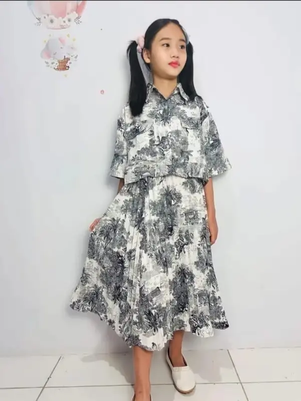 BAJU ANAK PEREMPUAN VIRAL/ SETELAN ANAK FUJI 1-12 TAHUN 1