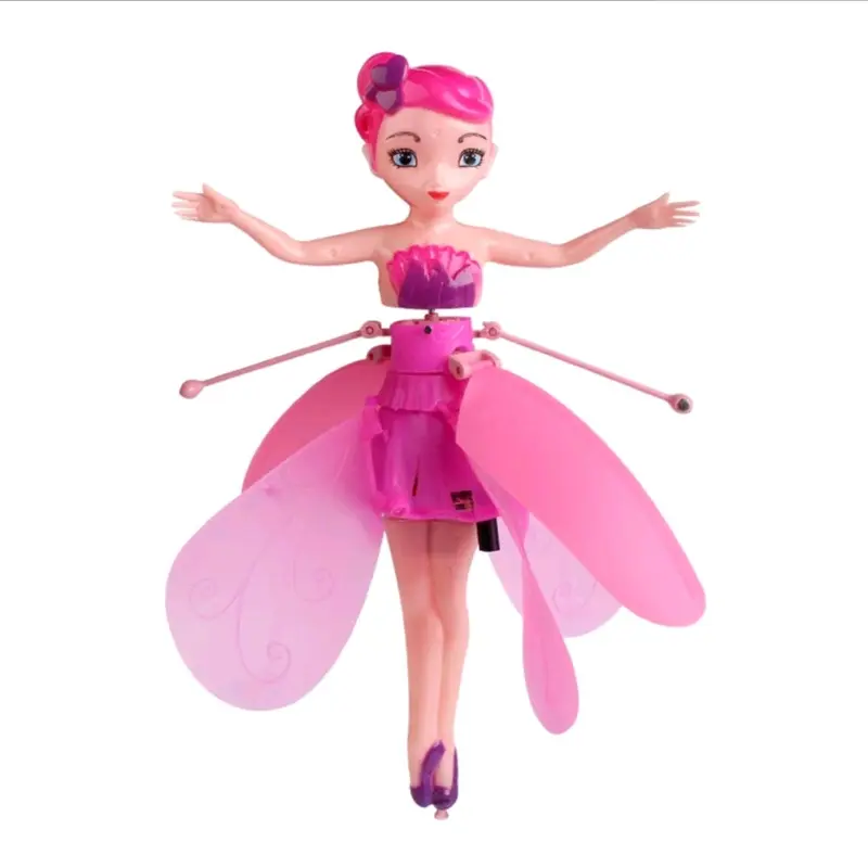 Búp Bê Bay Cảm Biến Phát Sáng , Đồ Chơi Bay Cảm Biến Phát Sáng Có Dây Sạc Toy 4