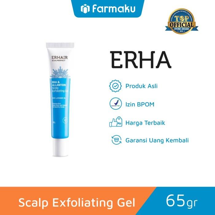 Gambar Erhair Scalperfect BHA & Allantoin Scalp Exfoliating Gel 65 gr Shampoo Minyak Rontok Treatment dari Farmaku Kota Administrasi Jakarta Selatan Tokopedia