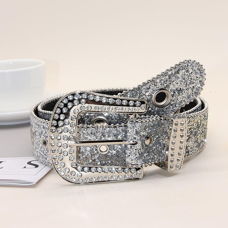 Thắt Lưng Thời Trang Cho Nữ, Với Đính Đá, Thắt Lưng Trang Trí Dễ Phối Đồ Thích Hợp Cho Quần Jean, [Thanh Toán Khi Nhận Hàng] dây  thun  luồn  quần roro  belt Thắt Lưng Dây day  nit Thắt lưng nam th ă t _ lư ng _ nam đai  chạy  bộ thắt  lưng  decade  bootl