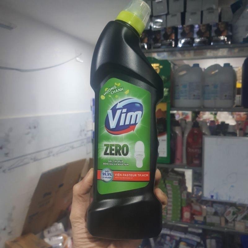 Combo 2 chai Nước tẩy bồn cầu VIM Zero hương chanh 750ml