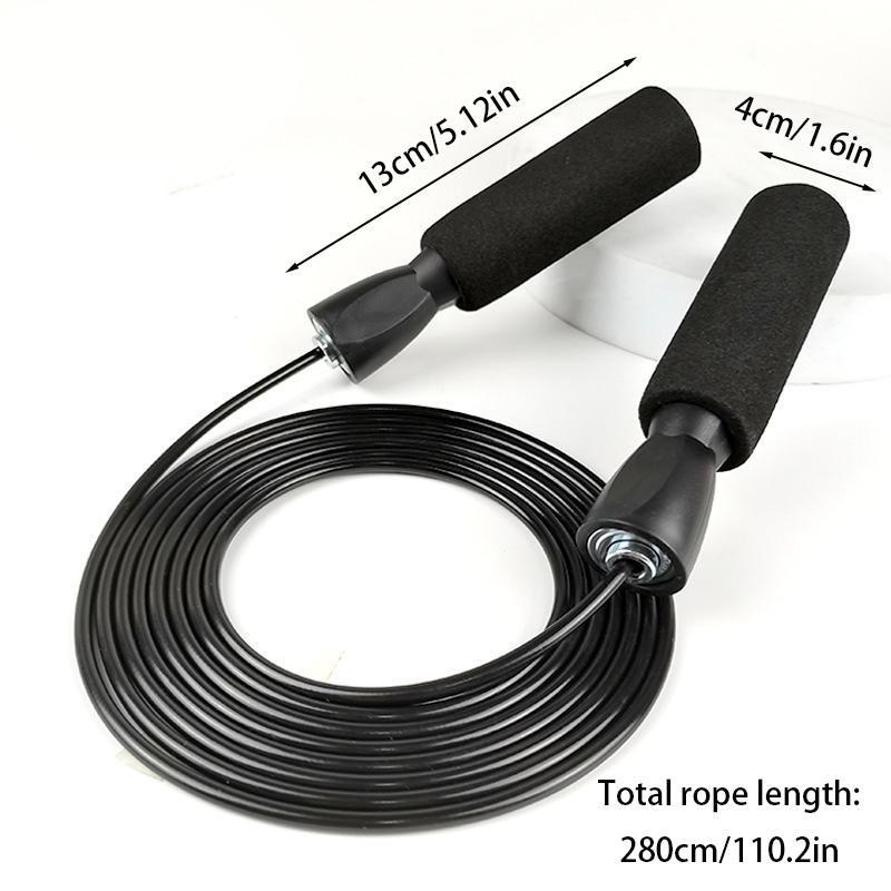 Product Introduction of 1 Piece Bearing Dual Purpose Racing Skipping Rope, Professional Non-slip Fitness Skipping Rope, Adjustable Skipping Rope For Gym Exercise 2
