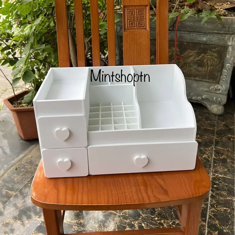 Kệ mĩ phẩm max trắng full ô son 35cm sang chảnh Kitchen 1
