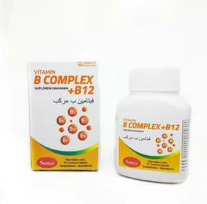 Samco Vitamin B Complex + B12 Suplemen Makanan - Isi 100 Tablet