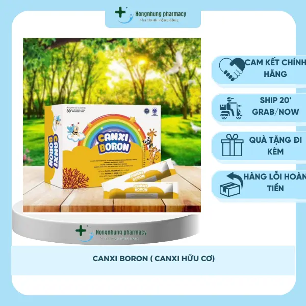 Canxi Boron- Hỗ trợ bổ sung canxi cho cơ thể