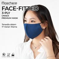 Gambar Maschere Masker Kain 3-Ply Model Fitted - Hijau dari Maschere Indonesia Kab. Sleman 1 Tokopedia