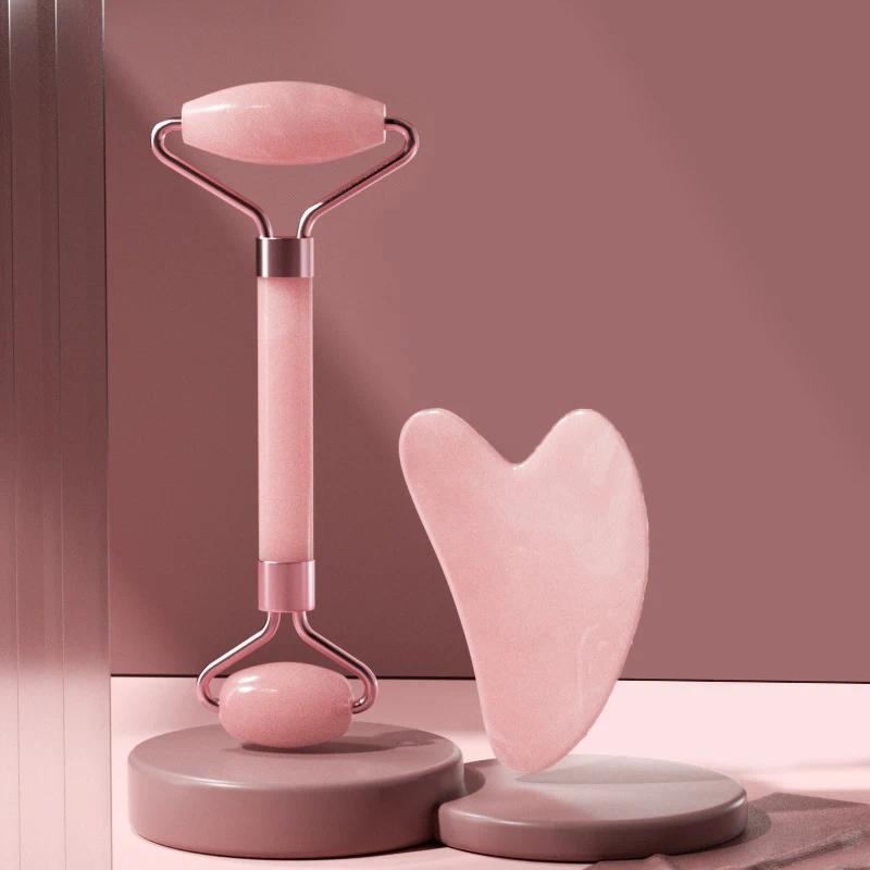 Con Lăn Massage Mặt, Bộ 2 Cái, Bảng Guasha, Dụng Cụ Cạo Resin, Dụng Cụ Xóa Nếp Nhăn, Con Lăn Mát Xa, Để Nâng Cơ Mặt, Dụng Cụ Chăm Sóc Da Bó Sát Cơ Thể 6