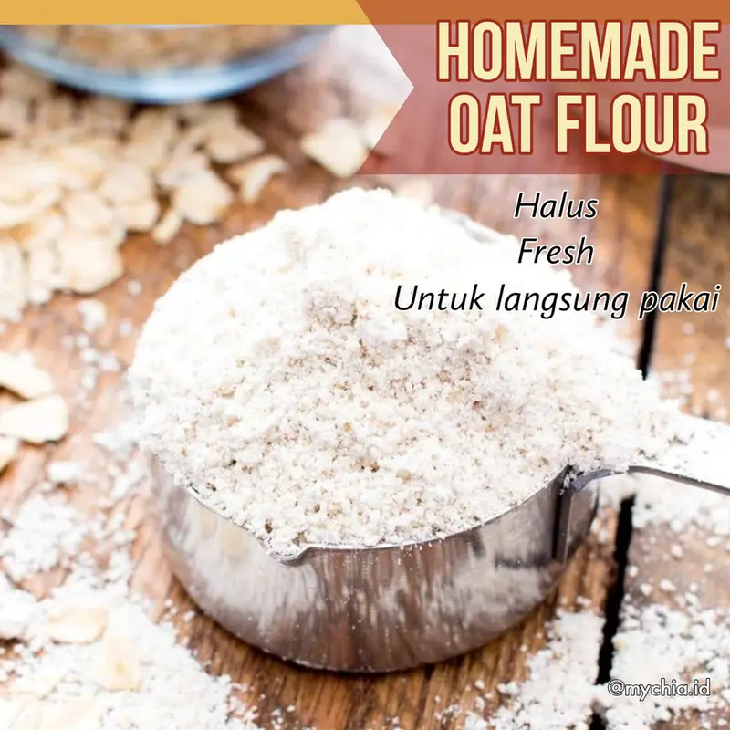 Homemade Tepung Oats 1kg Oat Flour Powder Oatmeal  Bubuk untuk Baking 0