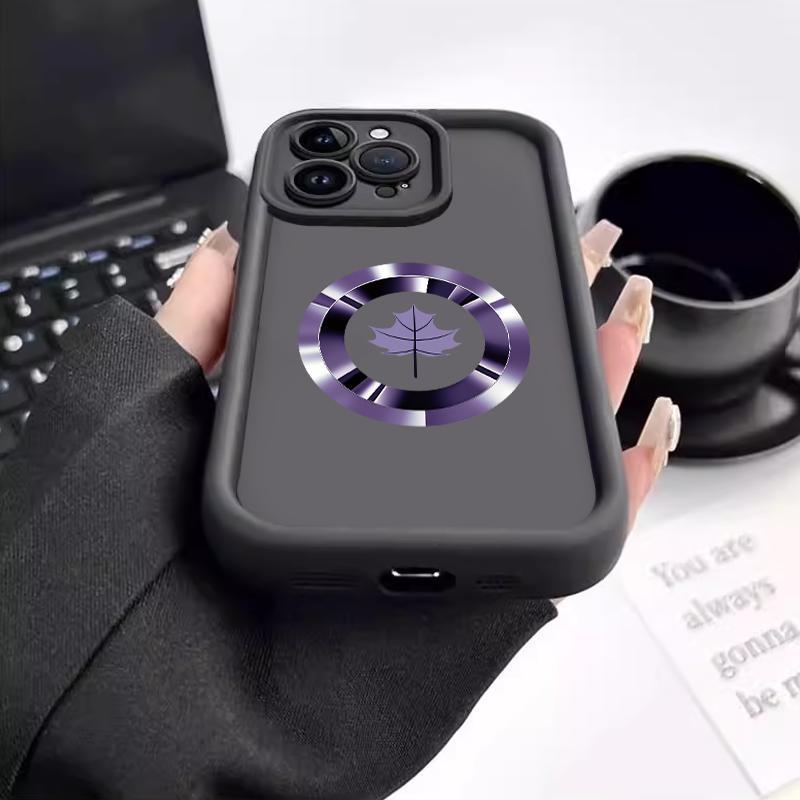 Casing Hp Tecno Pop 7 Pop 7 Pro Pop 8 Spark 20 Spark 20C Spark Go 2023 Go 2024 Case Silicon TPU Pro Kamera Keren Daun Maple Softcase Silikon Ponsel Cover 3