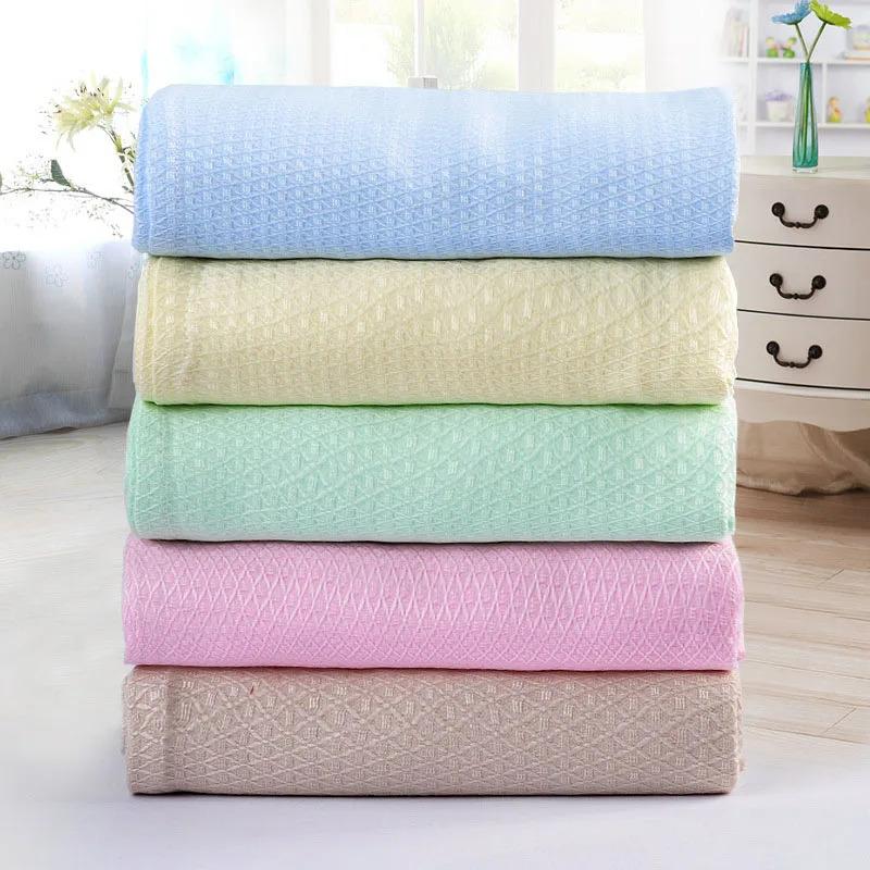 Summer Coog Bamboo Fiber Thin Breathable Throw Blanket For Bed Sofa Travel Plaid Air Condition Quilt Baby Adult Guanke 1587399093-Cb 5