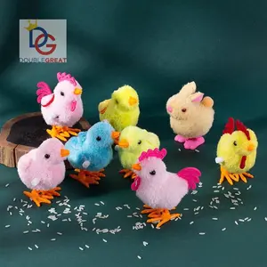 DOUBLE SIX MAINAN ANAK AYAM AYAMAN KUNCI PUTAR CHICKEN BURUNG VIRAL WARNA RANDOM 731
