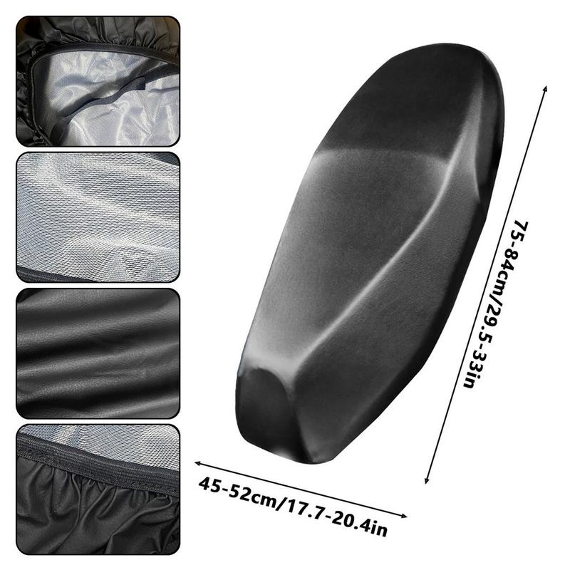 Vỏ Đệm Ghế Xe Máy, Chất Liệu Da PU, Vỏ Chống Nắng, Chống Thấm Nước, Co Giãn, Thích Hợp Cho Ghế Xe Máy, B 8