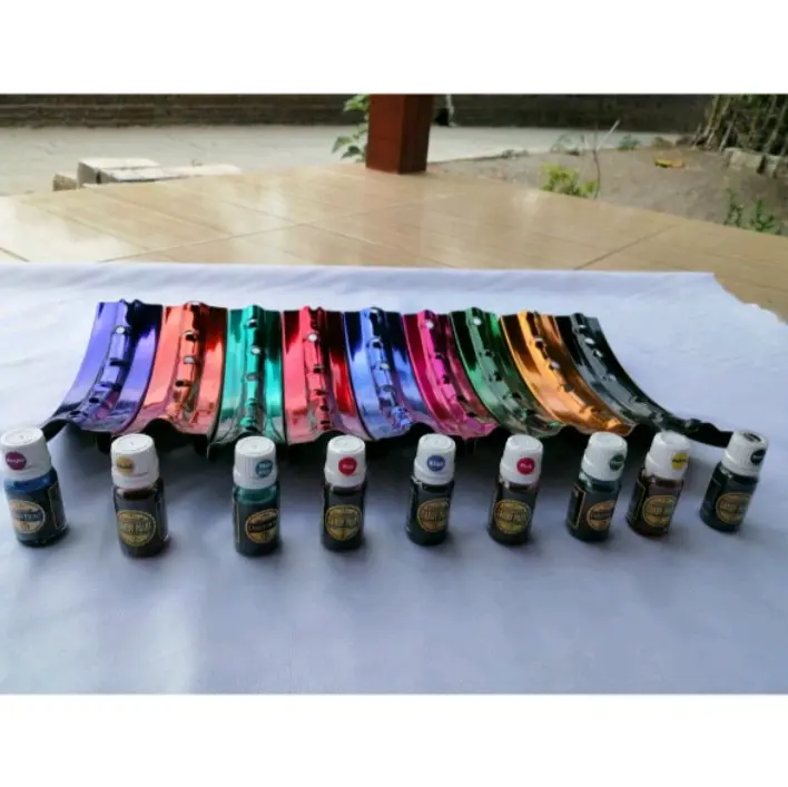 Cat chrome blue/biru candy paint premium 10ml Kendaraan 4