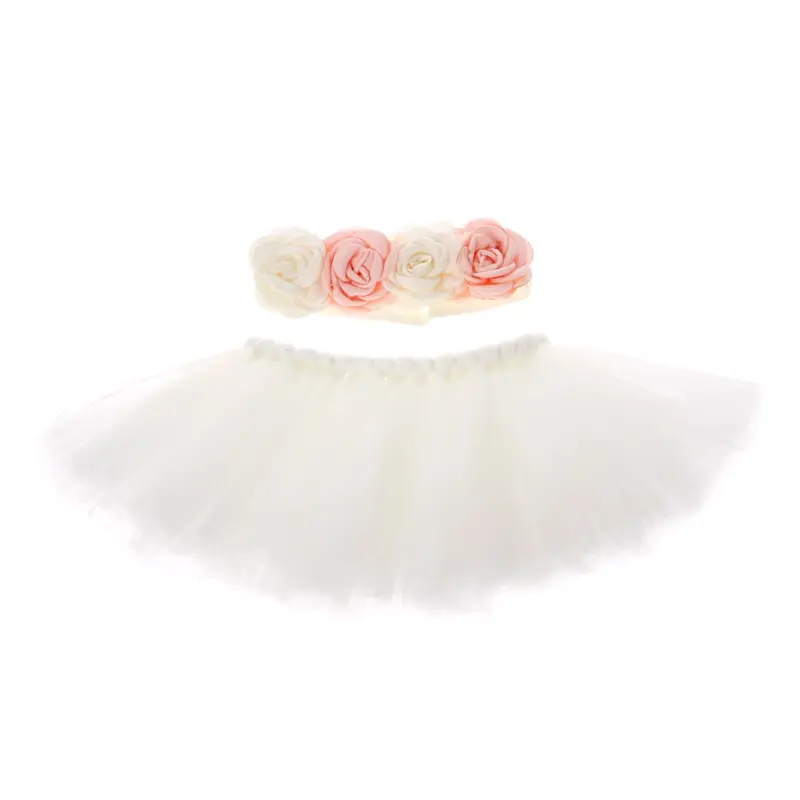 BHUSD Newborn Tutu Skirt Headband Baby Girl Photography Clothing Photo Studio  Ballerina Girls Dress Up New Baby Princess