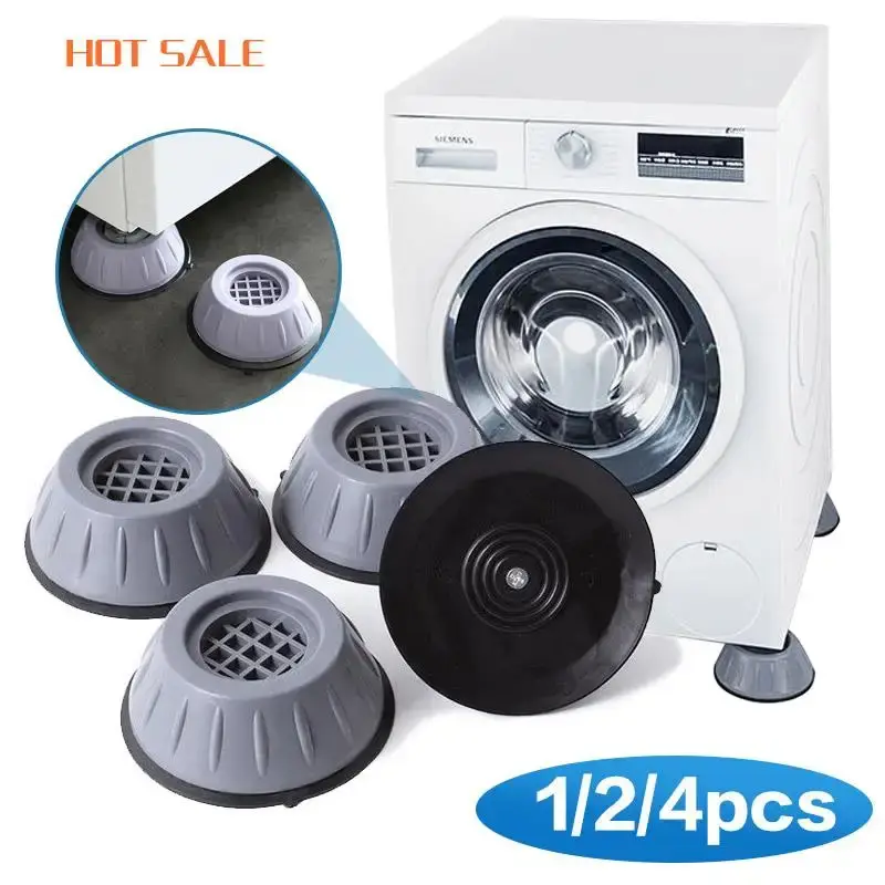 Anti Vibration Pads Washing Machine Rubber Feet Legs Mat Anti-vibration Pad Universal Noise Reducing Leg Base for Furniture