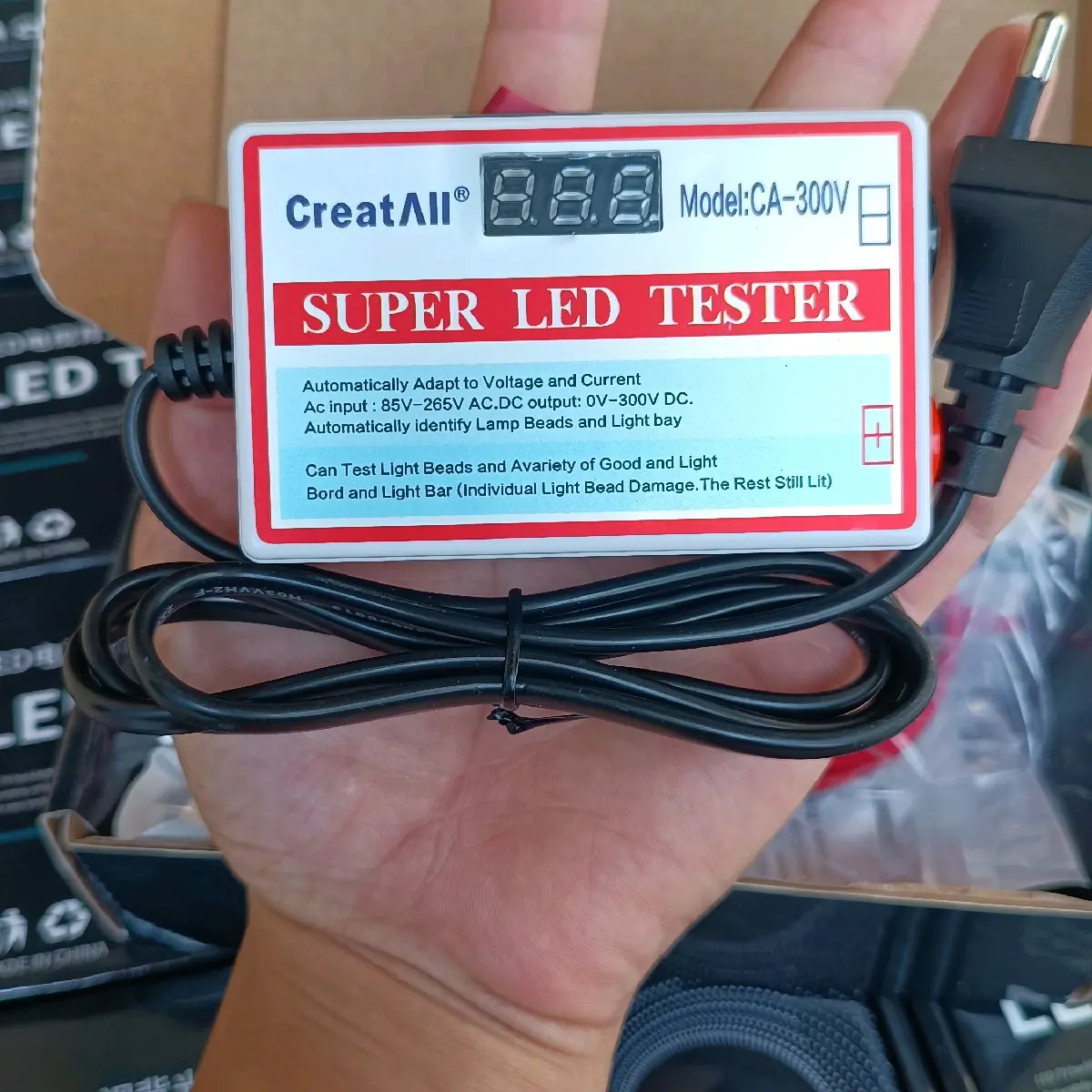 máy tét led CA300V dùng tét led tivi và led các loại.