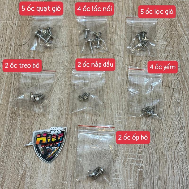 Full ốc salaya gắn dàn áo xe vision các đời từ 2014 - 2025