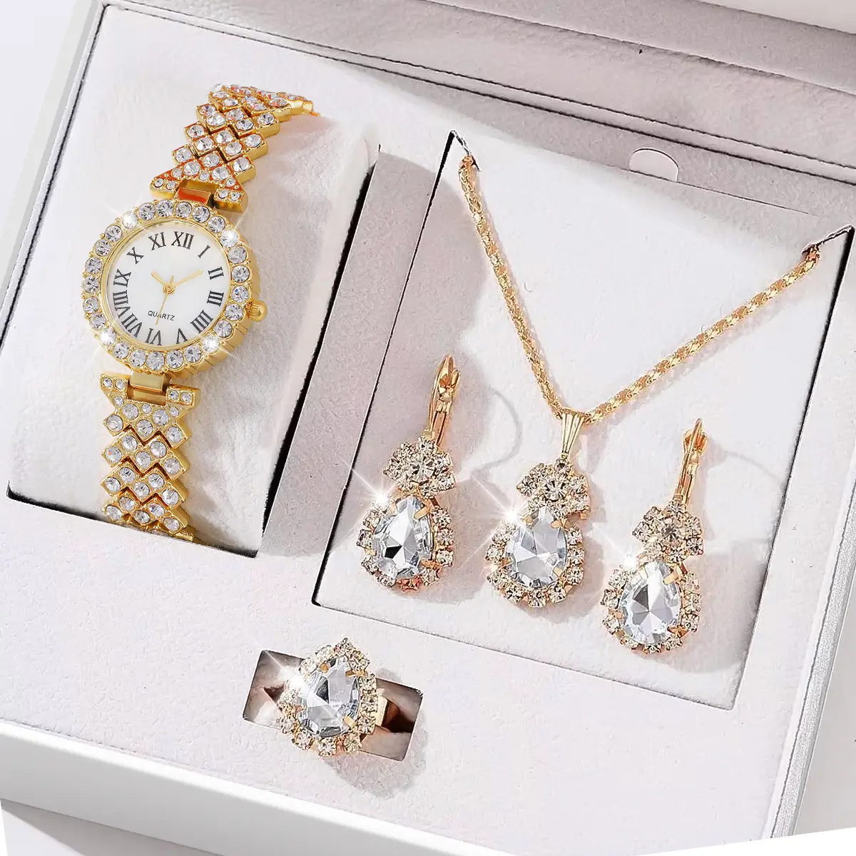 Đồng Hồ Nữ, Thời Trang, Mặt Số La Mã, Đồng Hồ Thạch Anh, Dây Đeo Thép, ry