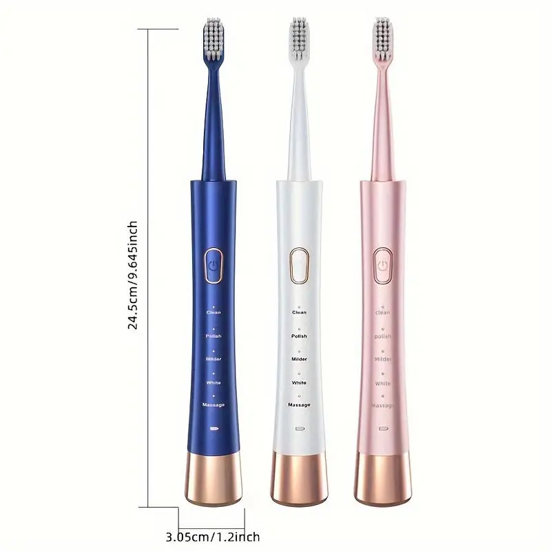 Electric Toothbrush Set, 1 Count USB Rechargeable Sonic Toothbrush & 4 Brush Heads, Oral Care Toothbrush for Adults 1