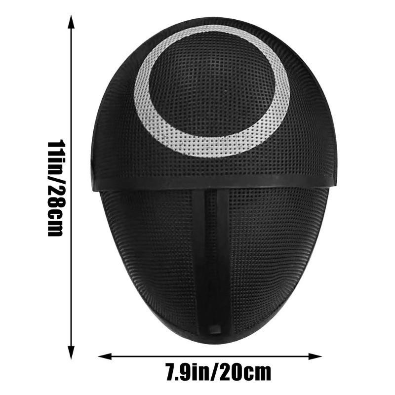 Product Introduction of Mặt Nạ Trò Chơi Mực, Gonggi, Hóa Trang COS, Giả Mạo Chơi Phim Truyền Hình Hàn Quốc, Thích Hợp Cho Tiệc Halloween 7