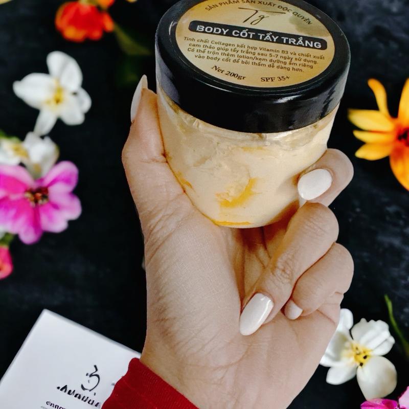 Kem làm trắng da tự nhiên BODY TG 200g Nữ Skincare Women Dưỡng Body - Thành phần phôi thái - Việt Nam