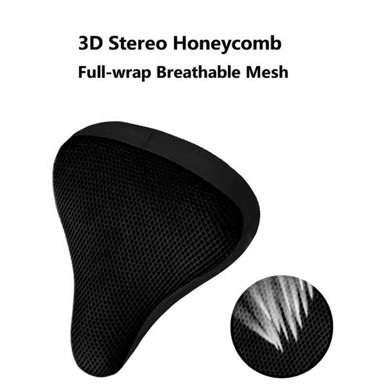 Product Introduction of 【Huichi2】Bicycle Saddle 3D Soft Bike Seat Cover Cycling Silicone Seat Cushion Cycling Breathable Saddle Comfortable Bicycle Bike 19