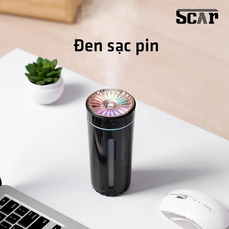 Máy Phun Sương Khử Mùi Trên Xe Ô Tô Scarvn, Máy Xông Khuếch Tán Tinh Dầu - Phụ Kiện Nội Thất 5