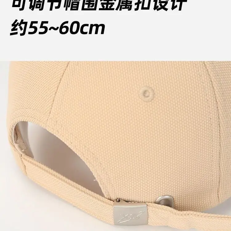 3D Hard Brim Baseball Cap for Women New Deep Crown Versatile Hard Brim Ins Style Sun Protection Face Slimming Letter Embroidery Duckbill Cap 6